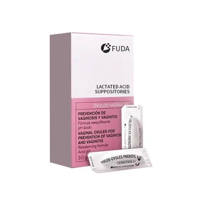 Good price PH Balanced Vaginal Lactic Acid Suppositories Inhibits Pathogenic Bacteria Custom online
