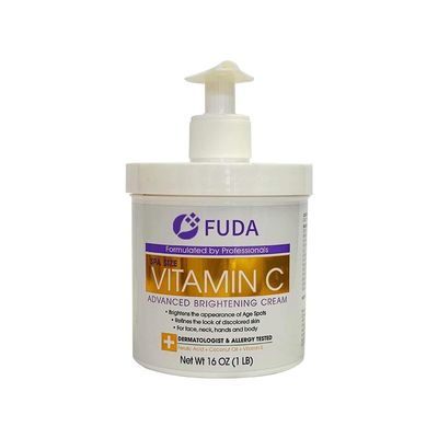 Good price 2in1 Vitamin C hydrating Body Face Moisturizer Cream 454g Whitening Anti Oxidation online