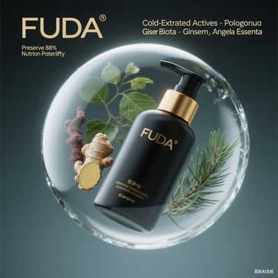 Goede prijs Polygonum Multiflorum haar shampoo, voorkomt haarverlies en versterkt de zwarte haarwortel. online