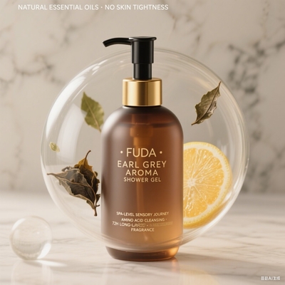 Good price Healing Earl Grey Tea Fragrance! Amino Acid SPA-Grade Fragrance Shower Gel online