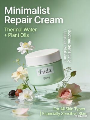 Buen precio Crema facial calmante y reparadora, segura e hidratante para la piel sensible en línea